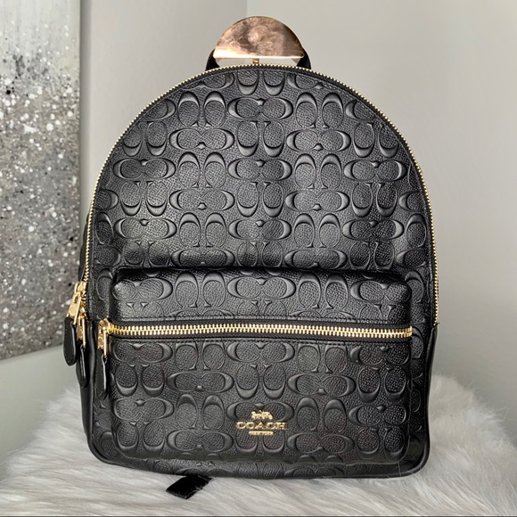 Coach Bags Coach Signature Leather Md Charlie Backpack Poshmark